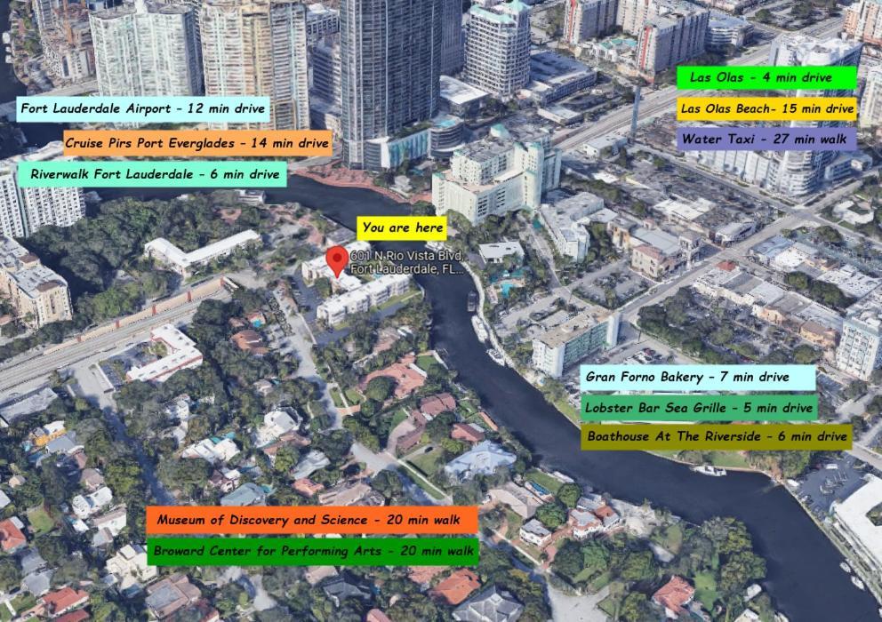 Designer River View Apartments Fort Lauderdale Zewnętrze zdjęcie